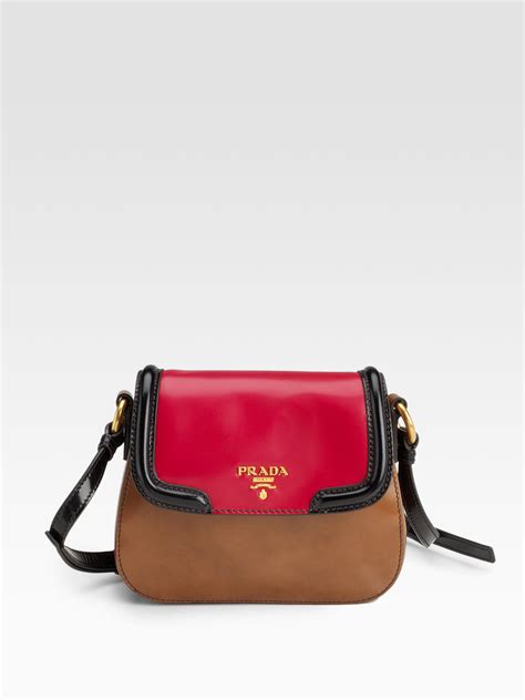 Prada Spazzolato Mini Crossbody Bag 